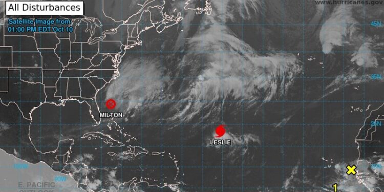 Milton se convierte en una fuerza de huracán baja extratropical