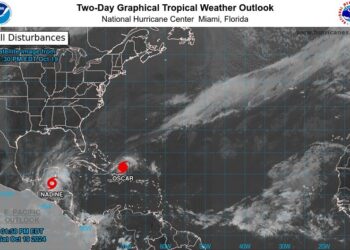 Oscar pasa a huracán, emiten aviso para las Islas Turcas y Caicos y el sureste de Bahamas