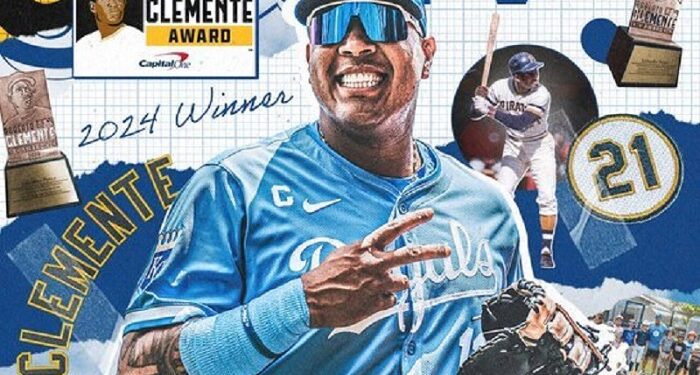 Salvador Pérez ganó el Premio Roberto Clemente 2024: “Súper especial”