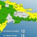 En alerta Amarilla y Verde 26 provincias y el Distrito Nacional