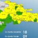COE mantiene 17 provincias y al Distrito Nacional en alerta Amarilla y aumentó a 9 en Verde