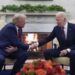 Trump y Biden se reúnen en la Casa Blanca