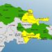 El Distrito Nacional y 18 provincias en alerta por lluvias