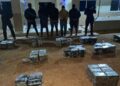 Ocupan 732 paquetes de cocaína y 226 de marihuana, arrestan a seis personas