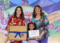 Voluntariado Banreservas premia a los ganadores del concurso Pintura Infantil Navideño Nidia Serra 2024