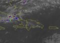 Lluvias aisladas y nubes dispersas en gran parte del territorio dominicano