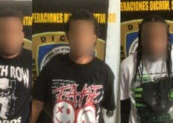 Policía arresta a “Drácula”, “Chuaili” y “Pérez” por robo en farmacia
