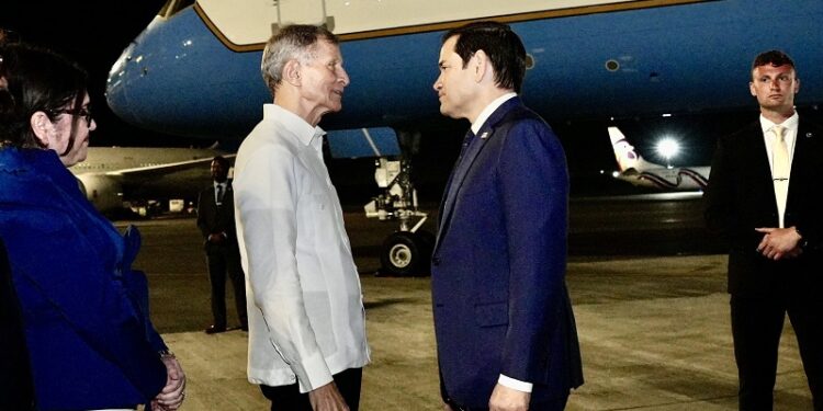 Marco Rubio arriba a República Dominicana