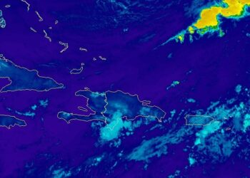 El INDOMET pronostica chubascos pasajeros hacia el suroeste y la zona fronteriza