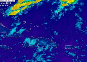 Vaguada incide en diferentes provincias del país con precipitaciones dispersas