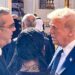 Presidente Abinader y Trump conversan brevemente durante ceremonial dedicado al Papa Francisco
