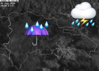 Chubascos y tronadas aisladas desde la madrugada, alerta meteorológica para cinco provincias