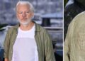 «Detengan a Israel»: Assange aparece vistiendo camiseta con nombres de 4.986 niños asesinados en Gaza