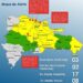 Tres municipios en alerta Roja, 16 municipios y el Distrito Nacional en Amarilla