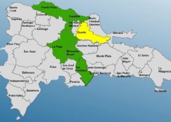 Una provincia en alerta Amarilla y cinco en Verde