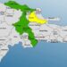 Una provincia en alerta Amarilla y cinco en Verde