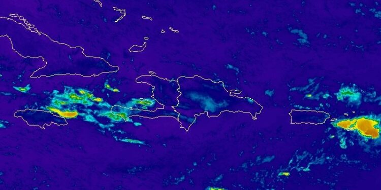 Ligeros incrementos nubosos con aguaceros en varios puntos del país