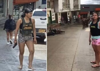 ‘Heroínas en pijama’: dos mujeres policías salieron a enfrentar un ataque y reciben condecoración