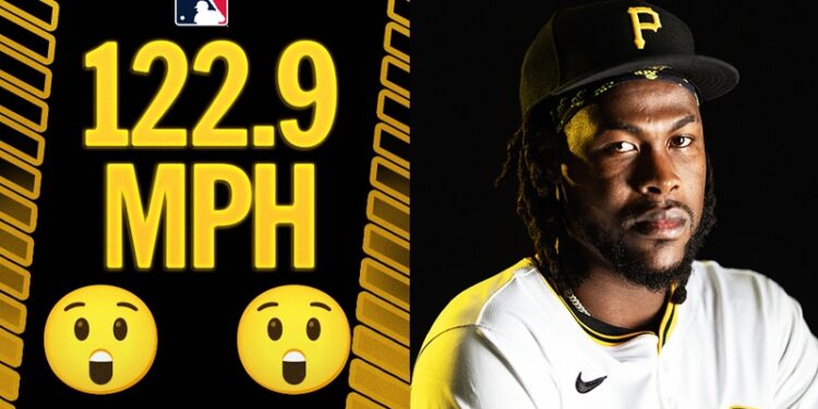 Cruz destroza la bola a 122.9 mph, el batazo más duro en la era de Statcast