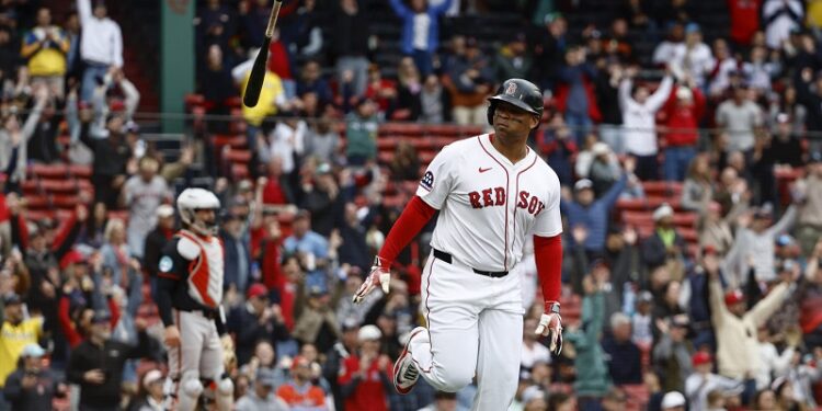 Devers fija récord personal con OCHO empujadas en paliza sobre Orioles