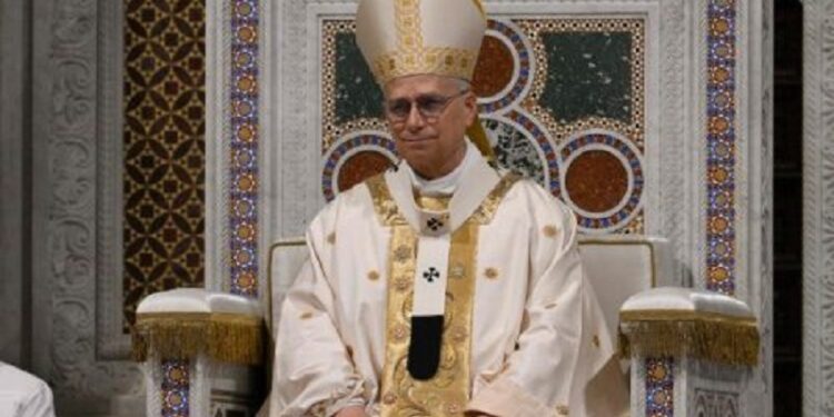 León XIV en San Juan de Letrán: «Les ofrezco todo lo poco que tengo y que soy”