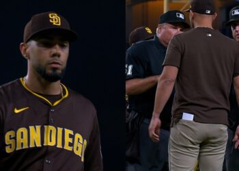 Suárez suspendido y multado por incidente en L.A.; ambos managers también