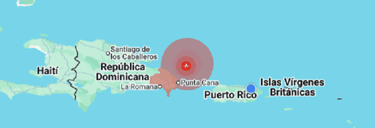 Reportan sismo de 5.7 grados, afectadas República Dominicana y Puerto Rico