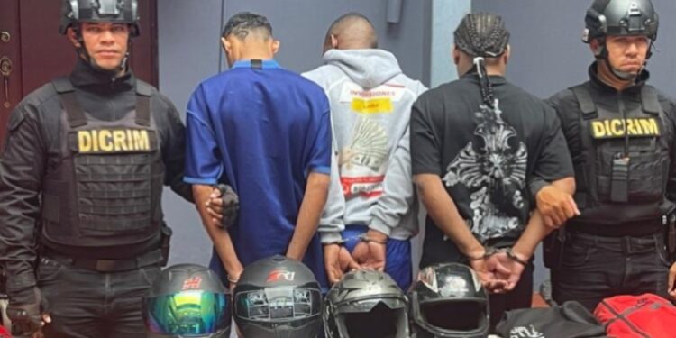 Desmantelan banda de atracadores y arrebatadores de celulares en SDO