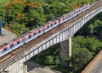 OPRET inicia pruebas de trenes de seis vagones en Villa Mella