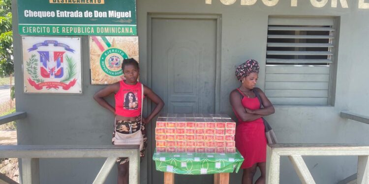 Detienen haitianas indocumentadas con 16,000 cigarrillos ilícitos en Dajabón