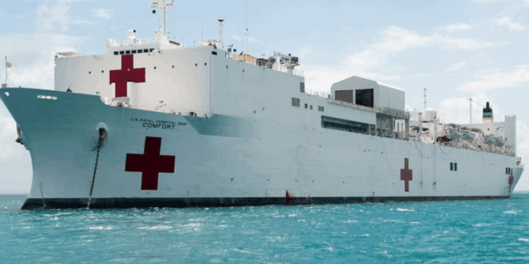 Buque Hospital USNS Comfort brindará atención médica gratuita en Puerto Plata