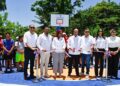 Juega RD Banreservas reconstruye dos canchas en Samaná