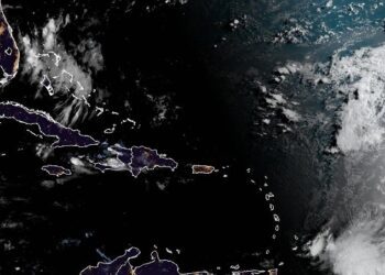 Onda tropical se aleja del territorio dominicano, algunos chubascos en la tarde