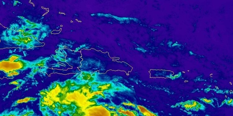 Partículas del polvo sahariano inciden sobre el país, chubascos aislados y pasajeros
