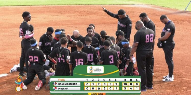 República Dominicana gana a Panamá y va rumbo a semifinales Mundial U12