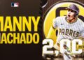 Machado entra en compañía de Salón de la Fama al alcanzar los 2,000 hits