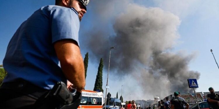 El Papa sobre explosión en Roma: “rezo por las personas implicadas»