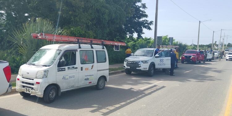 La PGASE realiza operativo contra fraude eléctrico en Ciudad Juan Bosch