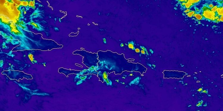 Pronostican aguaceros con tormentas eléctricas hacia el interior del país esta tarde