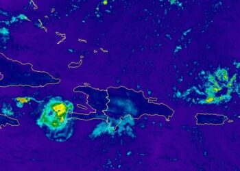 Pronostica el INDOMET chubascos con posibles tronadas en algunos puntos del país