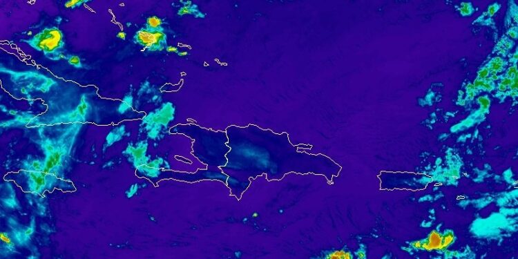Ambiente meteorológico con escasas lluvias, polvo del Sahara y caluroso