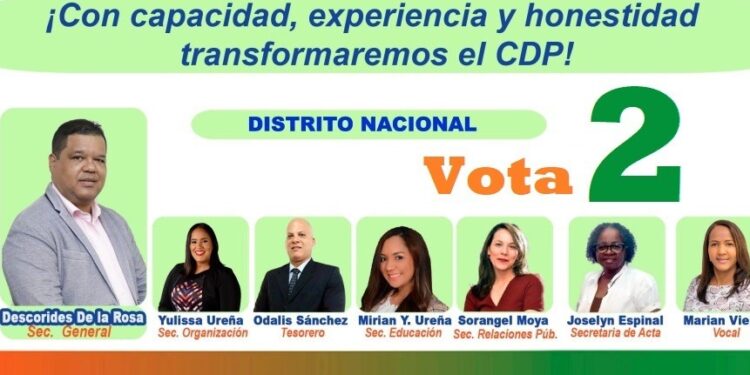 Movimiento Convergencia presenta propuesta de trabajo para la seccional del Distrito Nacional del CDP
