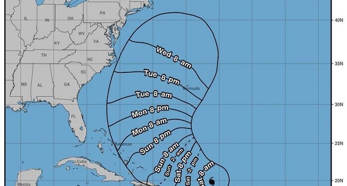 Efectos lejanos del huracán Erin deterioran las condiciones del tiempo en el país