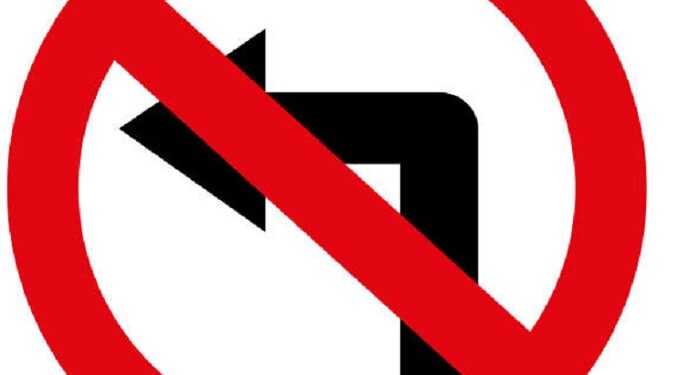 Gabinete de Transporte inicia este domingo cuarta fase de restricción de giros a la izquierda