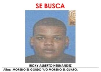 Policía busca a “Moreno el Guapo”, acusado de asesinar a testigo en caso de homicidio