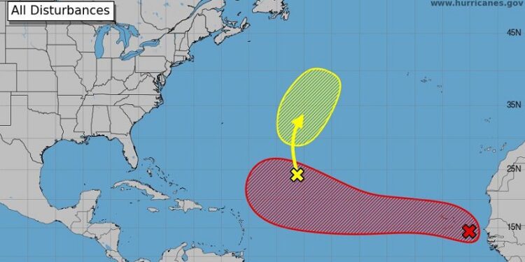 Vaguada generará aguaceros en algunas provincias esta tarde