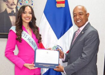 Miss Mundo Dominicana Mayra Delgado recibe cuatro reconocimientos en Nueva Jersey