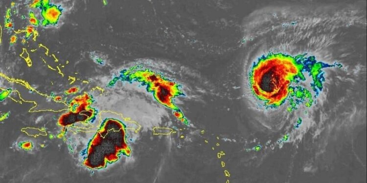 Humedad e inestabilidad provocarán aguaceros de moderados a fuertes