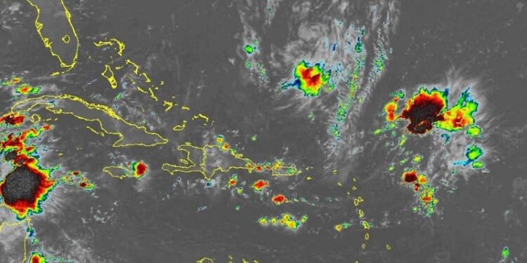 El INDOMET prevé que los aguaceros y tronadas continuarán sobre varias provincias
