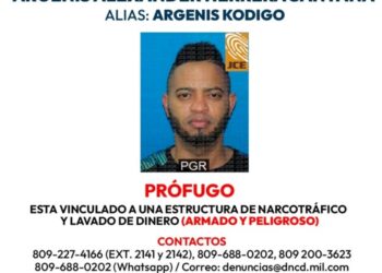 Argenis Santana Herrera se encuentra bajo custodia de las autoridades
